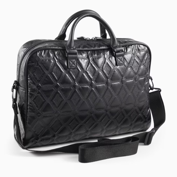 Puma Oversized Classics Archive Sports Bag with Handles, Black Metallic - Picture 2 of 12